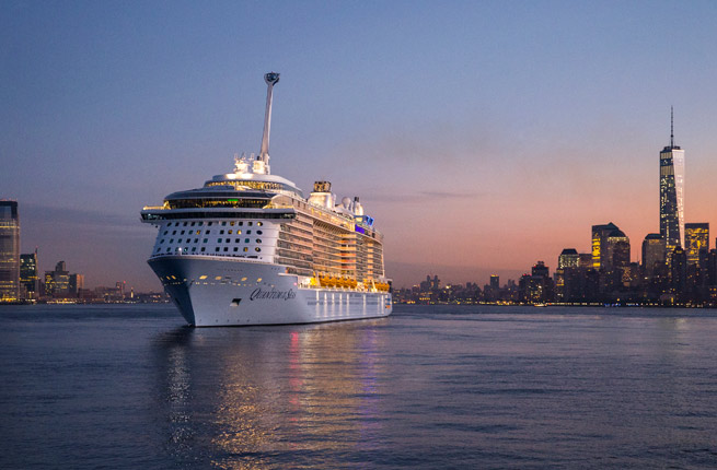 Quantum of the Seas - 1st arrival in New York November 10, 2014